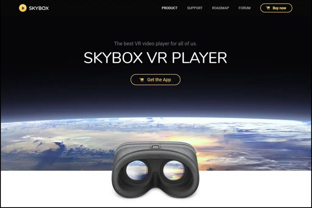 Lettore porno Skybox vr