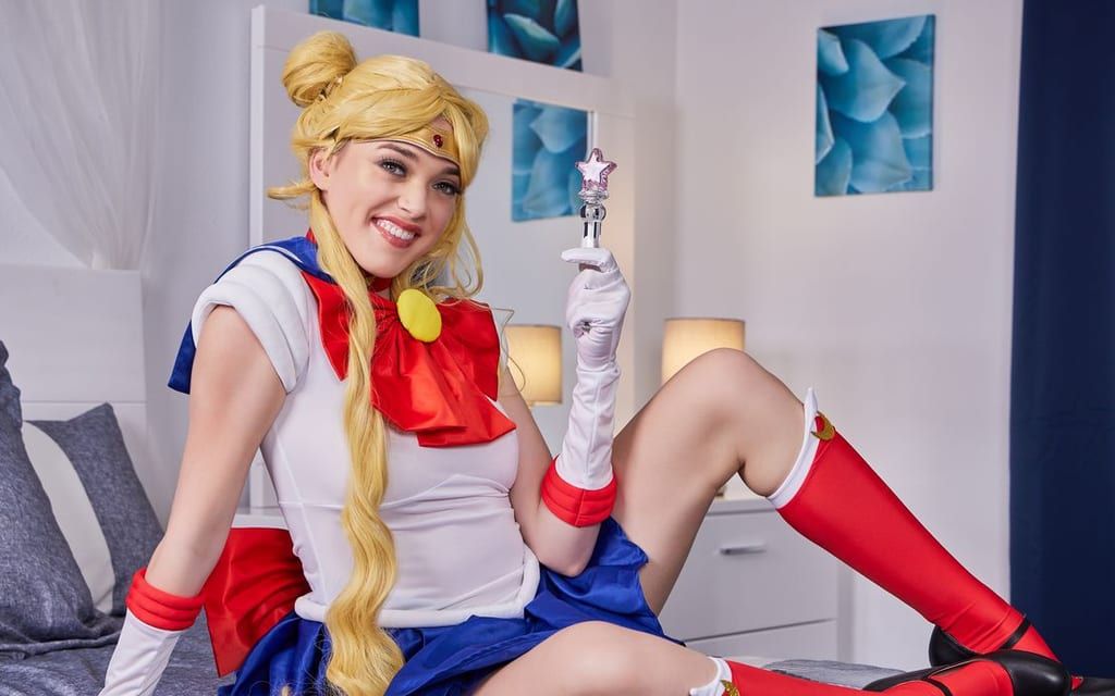 Sailor Moon porn parody with Anny Aurora by VR Conk