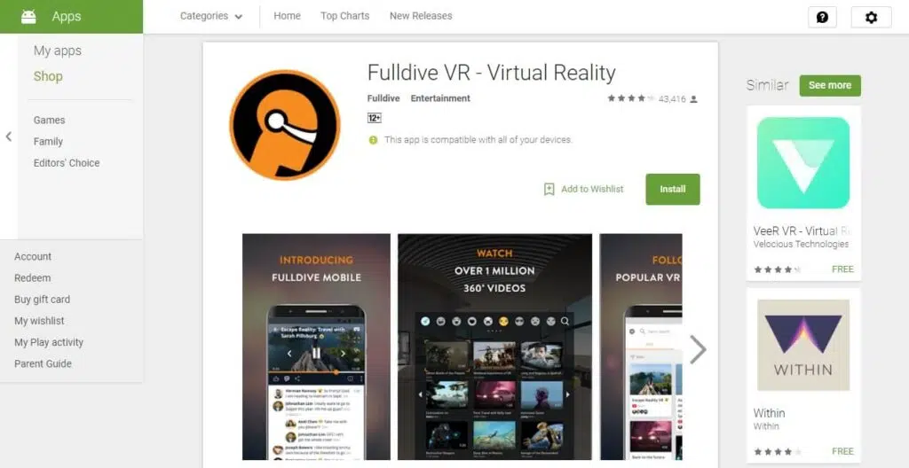 app porno fulldive vr
