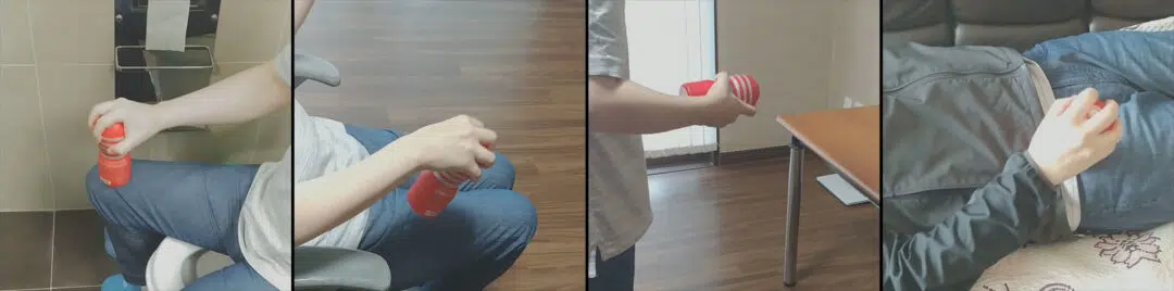 positions de jeu de la révolution des mains vr